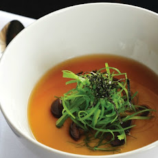 Bluestem's Chawanmushi with Hon Shimeji, Scallion, and Dashi
