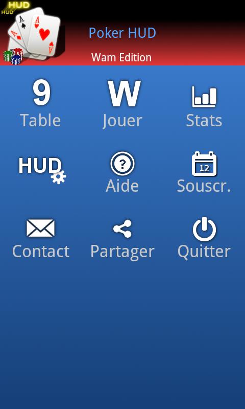 Android application Poker HUD screenshort