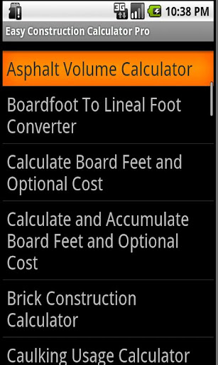 Easy Construction Calculator