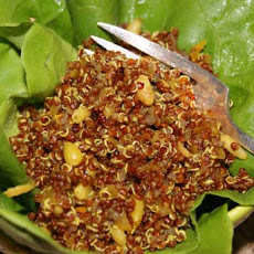 Quinoa Pilaf in Lettuce Cups