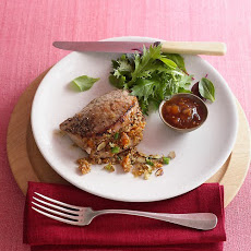 Pork Chops with Bulgur Stuffing