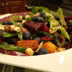Arugula With Blueberries and Feta