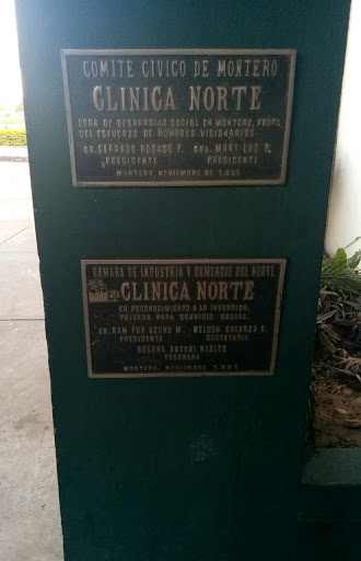 Plaqueta Clinica Norte