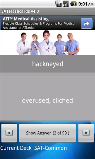 【免費教育App】SAT FlashCards-APP點子
