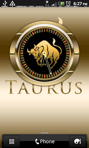 TAURUS - Zodiac Clock