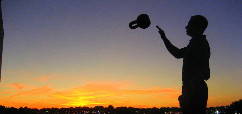 Flipping a 24kg Kettlebell