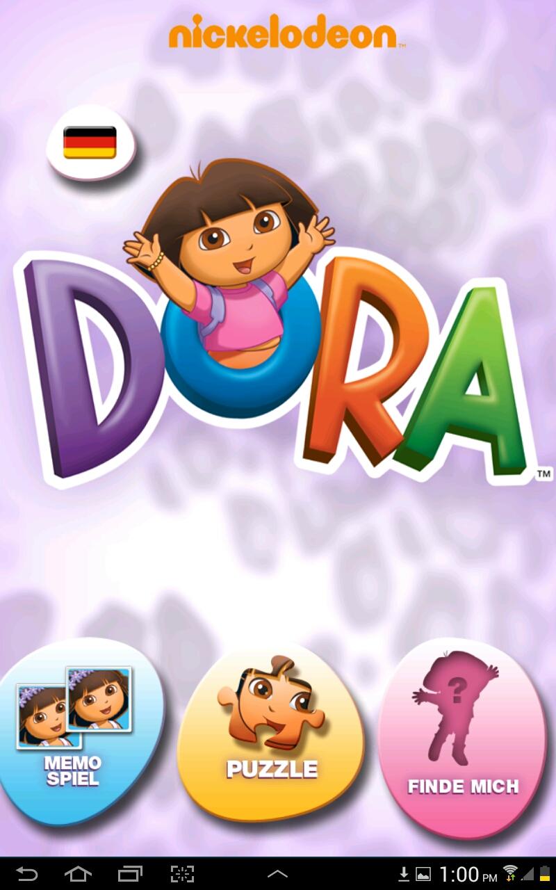 Android application Playtime With Dora screenshort