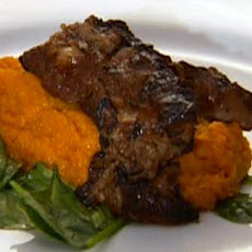 Braised Beef Short Ribs in a Pomegranate Barbeque Sauce
