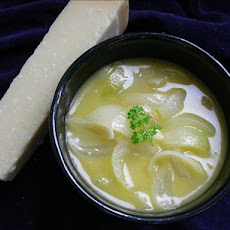 Low-Fat Roasted Onion-Garlic Soup