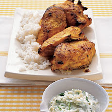 Tandoori Chicken with Yogurt Sauce