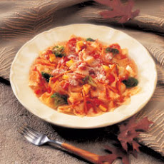 Vegetable Bow Tie Pasta