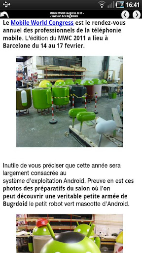 Application Android France