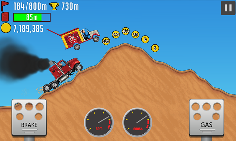 Android application Hill Racing PvP screenshort