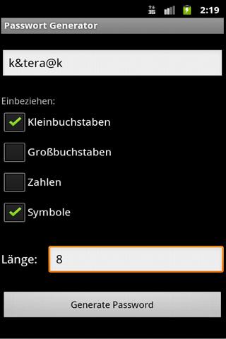 Passwort Generator