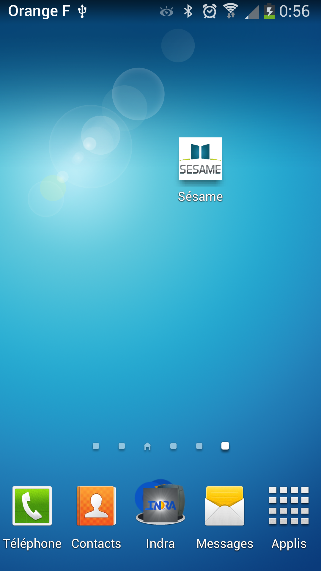 Android application Sésame screenshort