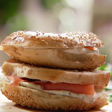 Smoked Salmon and Herb Cream Cheese Bagels