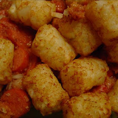 Hot Dog and Tater Bake
