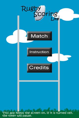 Rugby Scoring Lite