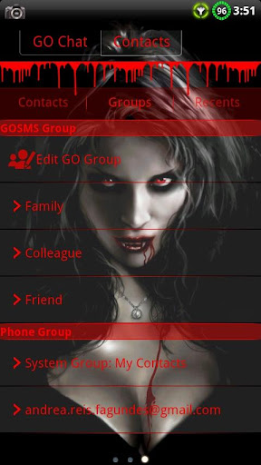 【免費個人化App】Vampire GO SMS Theme-APP點子