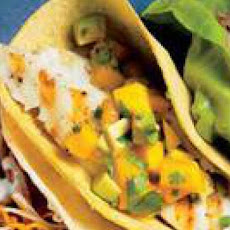 Fish & Mango Salsa Tacos