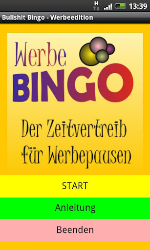 Werbepausen Bingo