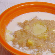 Oat bran-Banana Breakfast for One