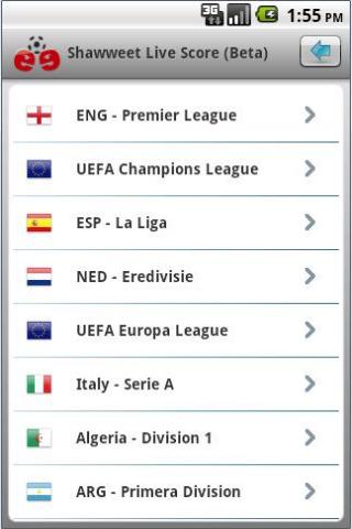 shawweet-football-soccer-live for android screenshot