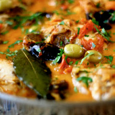 Braised Moroccan Style Chicken
