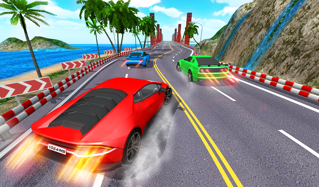 Android application Turbo Racer 3D screenshort
