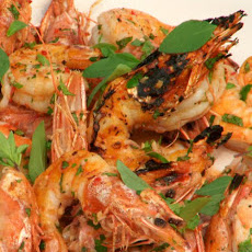 Southeast Asian-Style Grilled Shrimp with Aromatic Herbs
