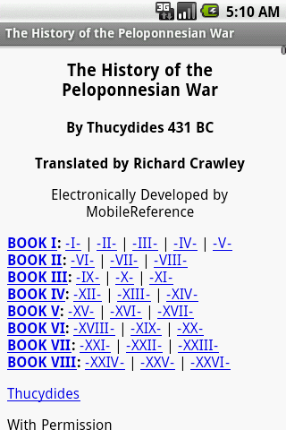 Peloponnesian War History
