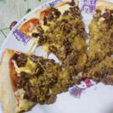 Basic Beef Pizza