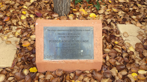 Burgmann Post Grad Village Tree Plaque