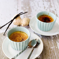 Ginger Mascarpone Creme Brulee