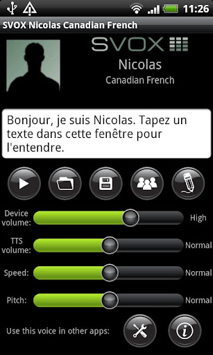 SVOX CA French Nicolas Voice