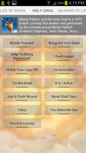 Monty Python Soundboard