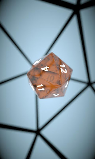 3D D20 Dice LWP