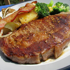 Garlic Grilled Steaks (Basting Sauce)