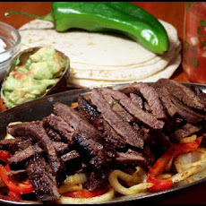 Southwestern Flat Iron Steak Fajitas