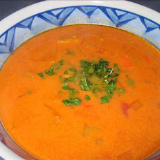 New England Soup Factory's Spicy Chickpea and Butternut Soup