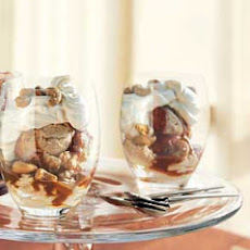 Caramel and Crème Fraîche Sundaes with Cashews