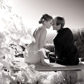 by Scott Nelson - Wedding Bride & Groom