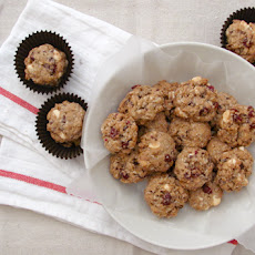 White Chocolate, Cranberry and Apple Oatmeal Cookies