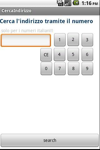CercaIndirizzo