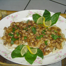 Lemon Basil Chicken With Portabella Wine Sauce