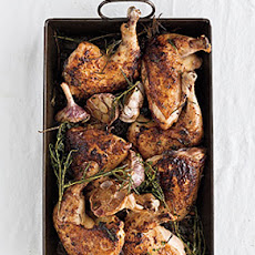 Roast Chicken with Herb-and-Garlic Pan Drippings