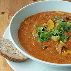 Curried Lentil Soup with Carrots