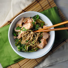 Soba Bowls with Tea-Poached Salmon