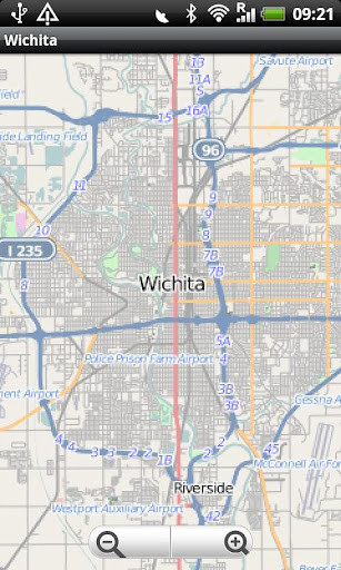 Wichita Street Map