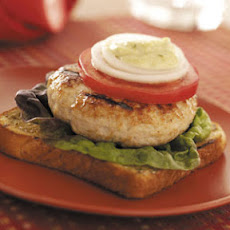 Open-Faced Turkey Burgers Recipe
